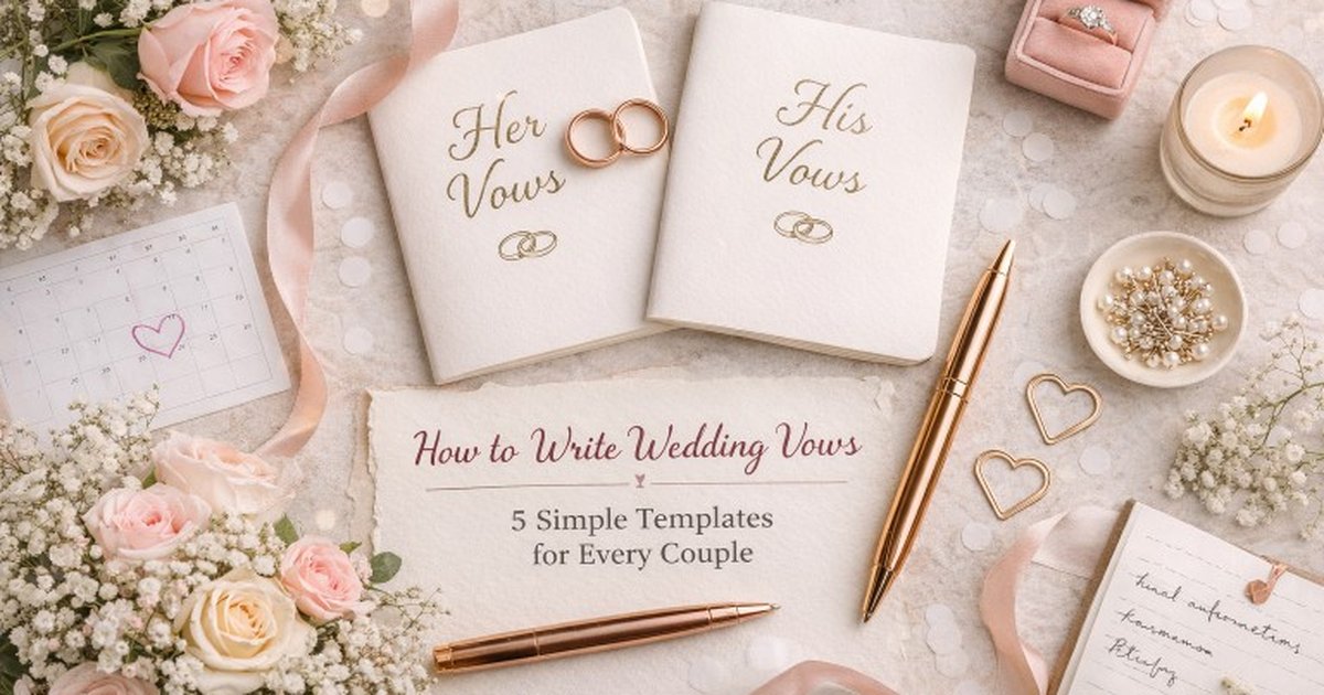 Guide to writing personal wedding vows